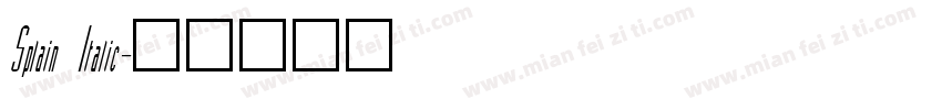 Splain Italic字体转换